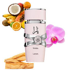 Жіноча парфумована вода Lattafa Perfumes Yara Духи 100мл Рожева, фото 4