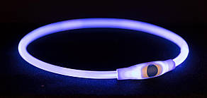 Trixie ТХ-12665 нашийник (USB) світловий для собак 65см/ø8 мм, 9 годин