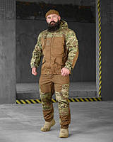 Тактичний костюм гірка койот,чоловіча армійська форма койот,військовий костюм мультикам зсу bomber
