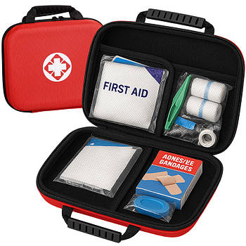 Аптечка першої допомоги 19в1 / Аптечка в машину / Дорожня аптечка / Аптечка медична / Похідна аптечка