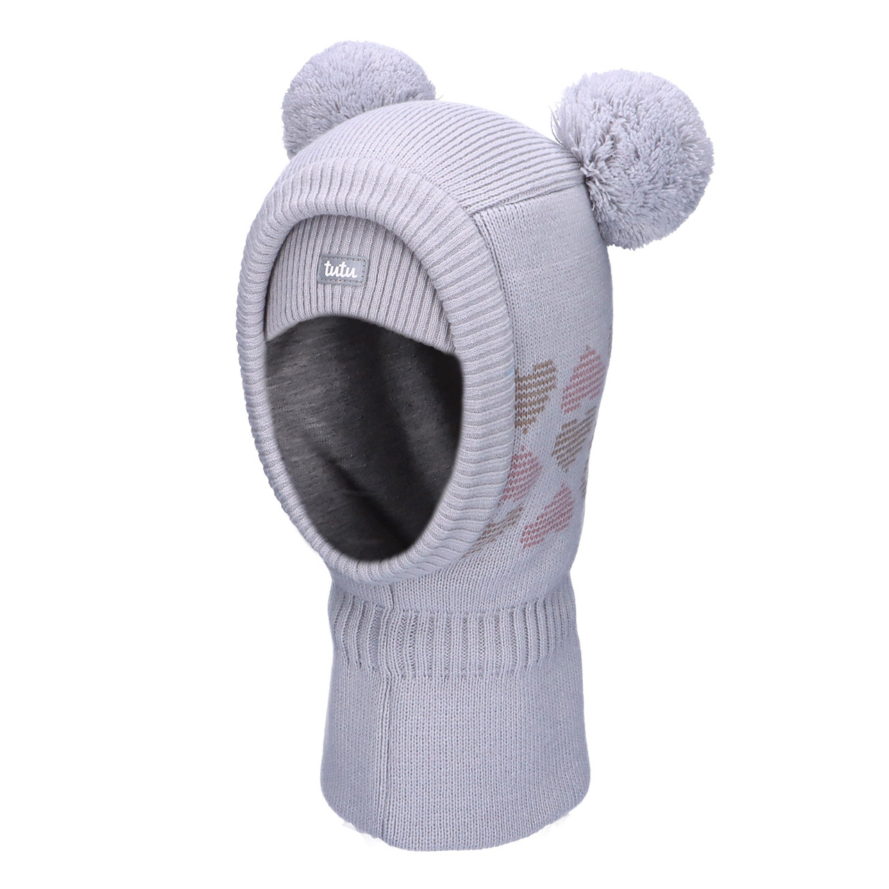 Зимова шапка-шолом дитячий tutu 3-007223 (46-50, 50-54), фото 1