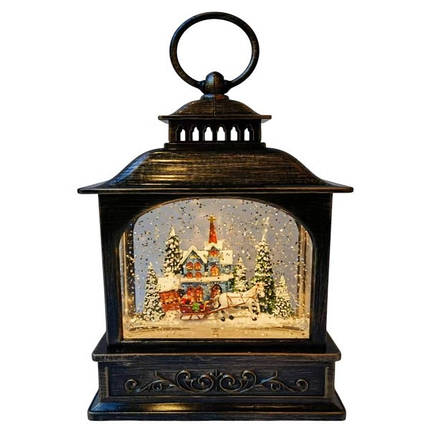 XMAS Новорічний нічник "Вінтажний ліхтар" WDL-24073A 27 см, фото 2