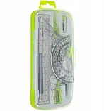 Геометричний набір Maaleo 10 предметів у футлярі (26170), фото 2