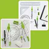 Геометричний набір Maaleo 10 предметів у футлярі (26170), фото 5