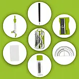 Геометричний набір Maaleo 10 предметів у футлярі (26170), фото 7