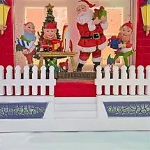 XMAS Новорічний нічник "Різдвяний магазин" WDL-24058 25,5 см, фото 3