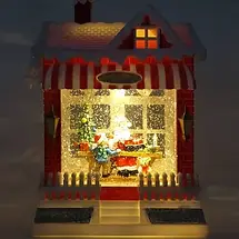 XMAS Новорічний нічник "Різдвяний магазин" WDL-24058 25,5 см, фото 4