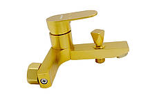 Змішувач для ванни короткий гусак колір золото MRS-AL-F2(Gold) Millz, фото 5