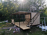 Двоповерхова альтанка для дачі, фото 5