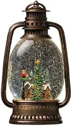 XMAS Новорічний нічник "Вінтажний ліхтар" WDL-24028D 27,9 см, фото 3