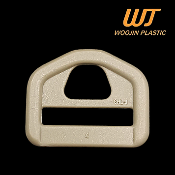 Рамка для карабіна 25 мм Snap Hook Loop WJ, Woojin Plastic ацеталь колір Тан