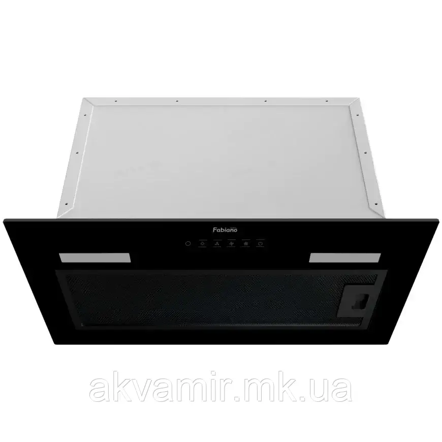 Витяжка кухонна Fabiano Rino 60 Black glass, фото 1