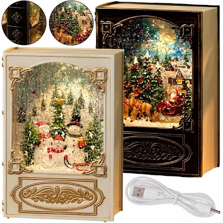 XMAS Новорічний нічник "Книга" WDL-24023B 19,1 см