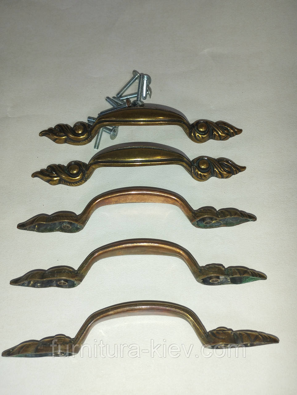 Меблеві ручки б/у Квітка 5шт, фото 1