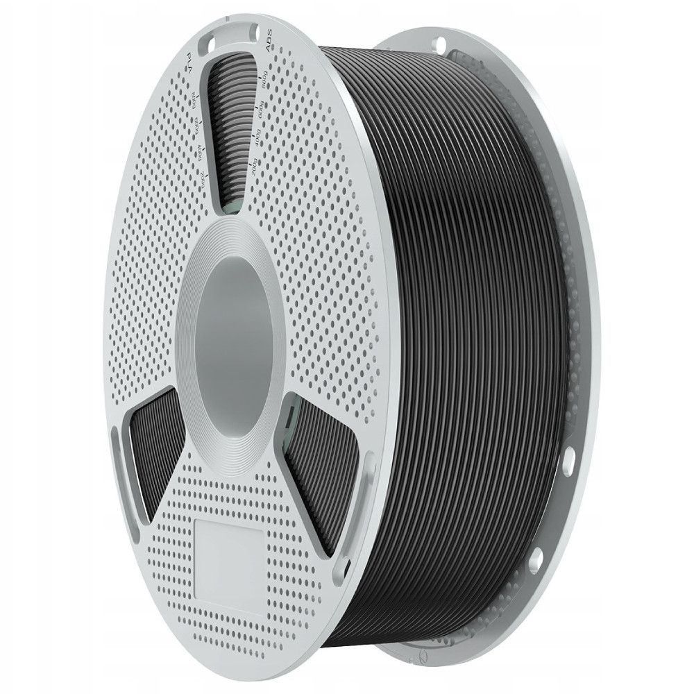 Філамент Sunlu ASA Black, Reusable Spool, 1.75мм, 1кг, 250-280°C, Чорний філамент для 3Д-друку, фото 1