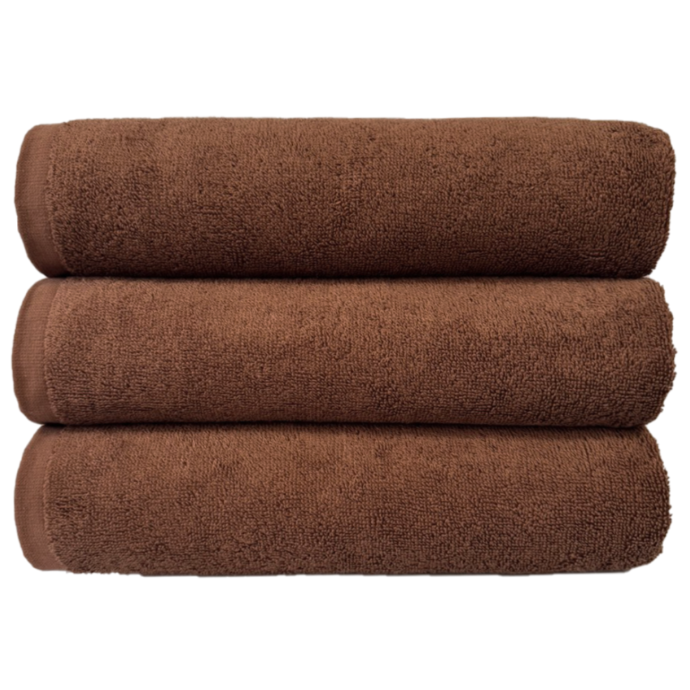 Рушник махровий Туреччина 50*90 500 г/м2 Hotel professional коричневий