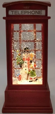 XMAS Новорічний нічник "Телефонна будка" WDL-2102B 9,2 см