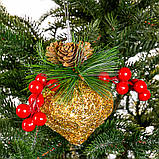 Ялинкова іграшка "Золотий конус", фото 2