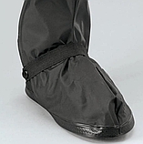 Чохли на взуття від снігу L, 2XL Багаторазові чохли-дощовики для взуття Захисні бахіли для взуття від води, фото 4