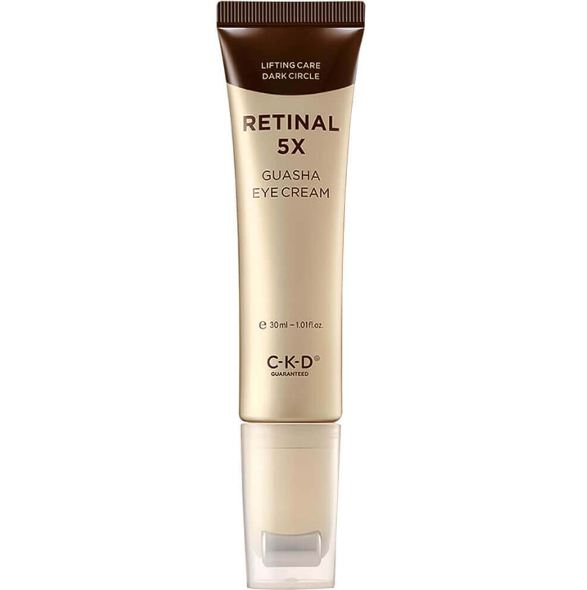 Омолоджувальний крем для повік із роликовим масажером CKD Retinal 5X Guasha Eye Cream 30 мл, фото 1