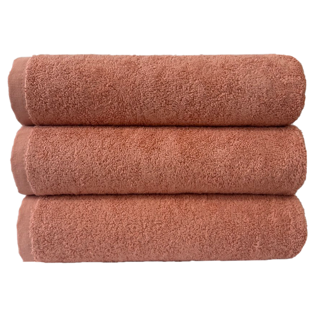Рушник махровий Туреччина 50*90 500 г/м2 Hotel professional Персиковий