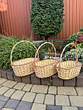 Набір овальних корзин трійка, фото 2