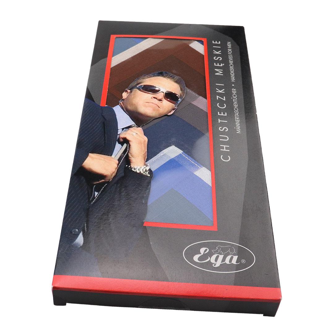 Чоловічий польский набір хусток у коробці EGA СН-007/6 6шт., фото 1