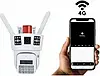 Вулична поворотна камера відеоспостереження на 2 лінзи 4G APP V380pro, IP66, біла, фото 6