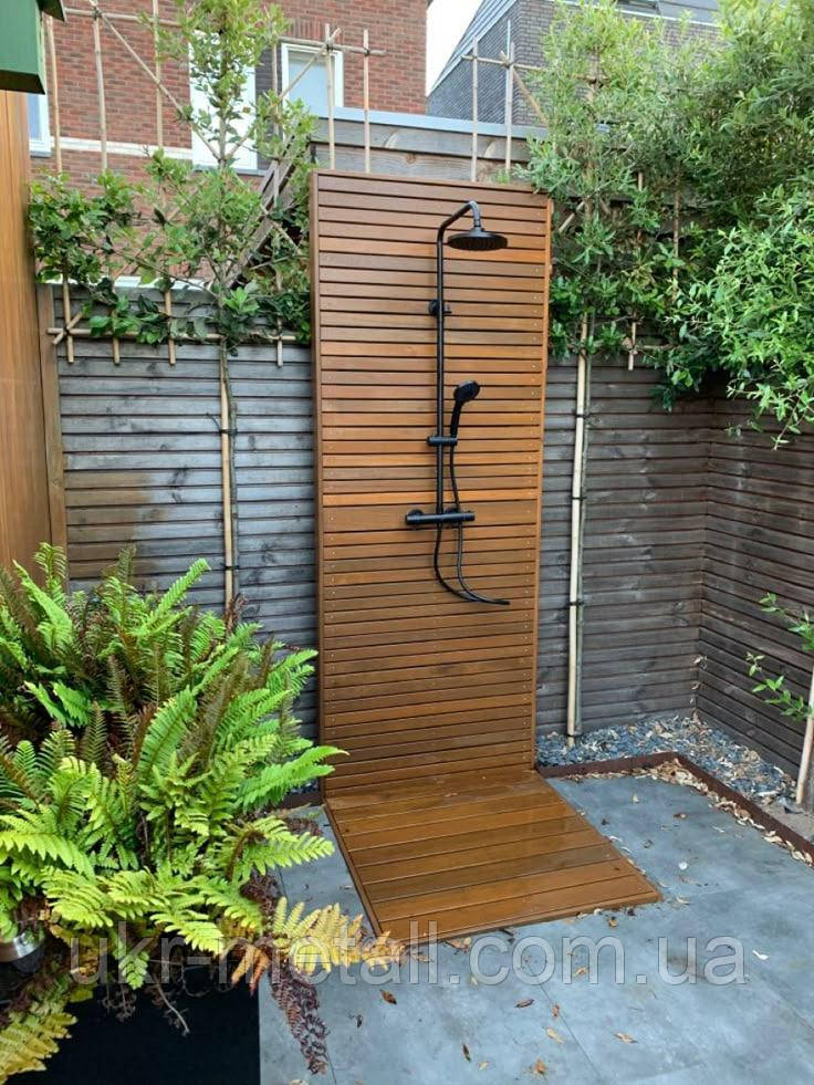 Вуличний літній душ для басейну в сучасному стилі, фото 1