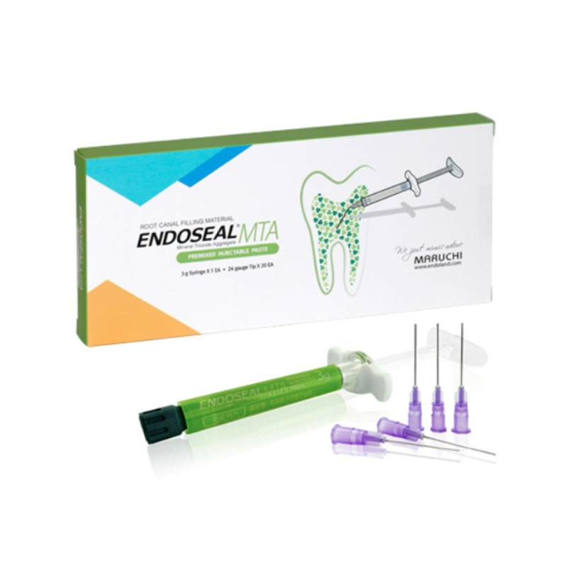 Біокерамічний герметик для постійної обтурації кореневих каналів ENDOSEAL MTA,3г шприц, фото 1