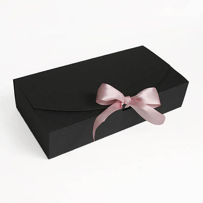 Коробка подарункова, 230х115х50 мм, колір чорний