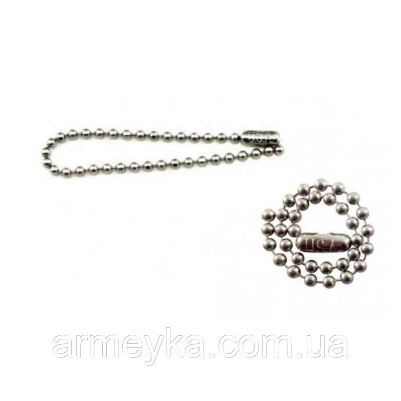 Короткий ланцюжок для жетонів Dog Tag, 11 см, США, оригінал