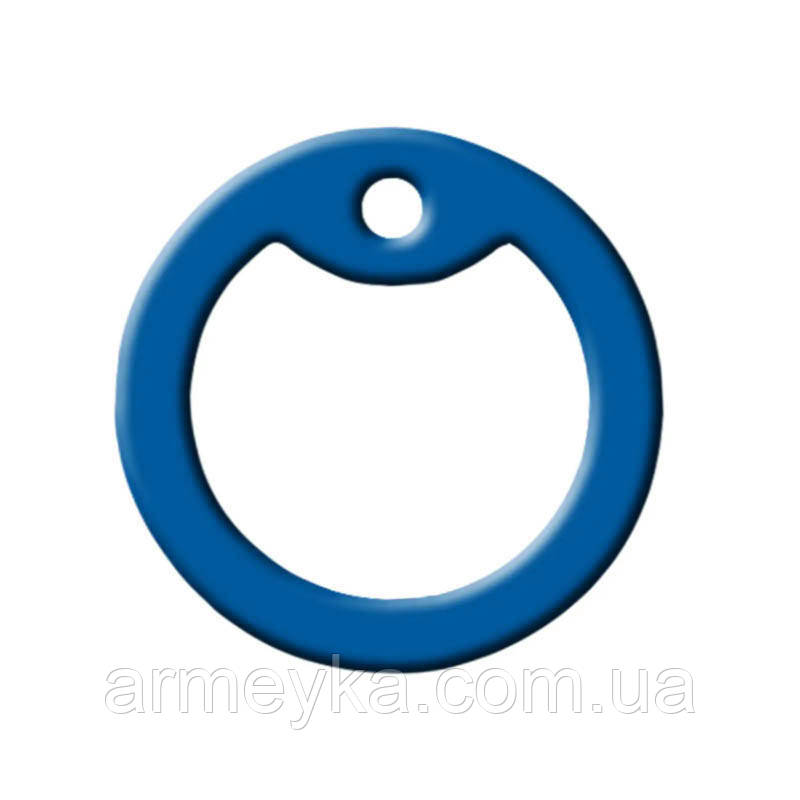 Бампер (глушник) для жетонів Dog Tag, силіконовий, голубий, США, оригінал