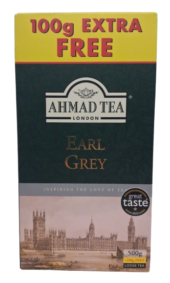Чай чорний Ahmad Tea Earl Grey 500+100 гр