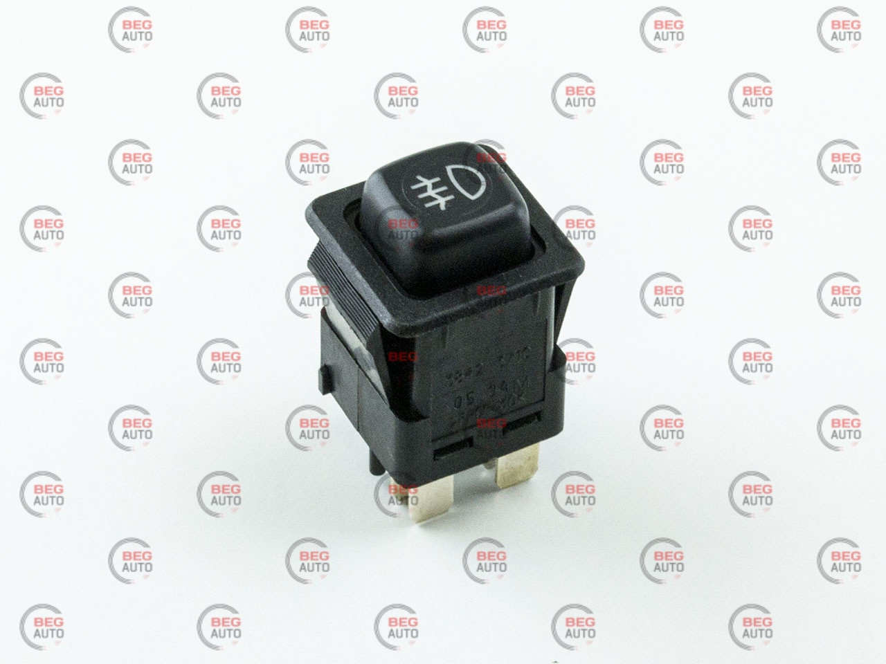 Кнопка панелі ГАЗ протитуманна 24В 5к. (3842.3710-05.04) (АВАР), фото 1