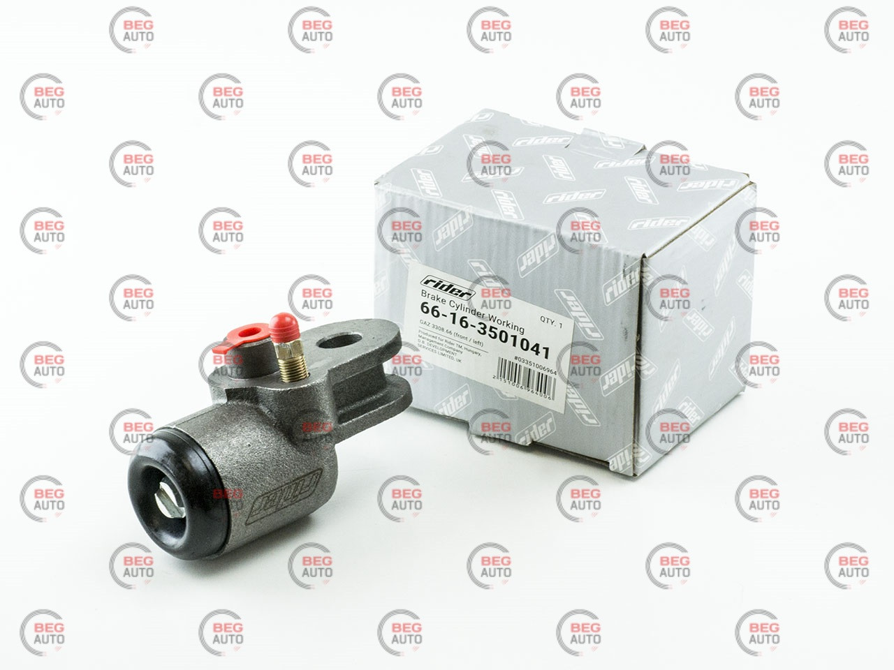 Циліндр гальмівний передній ГАЗ-66 лівий (66-16-3501041) (RIDER), фото 1