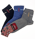 Шкарпетки підліткові чоловічі стрейч 23-25 р. (12 пар!) (Демісезонні) Варос, фото 4