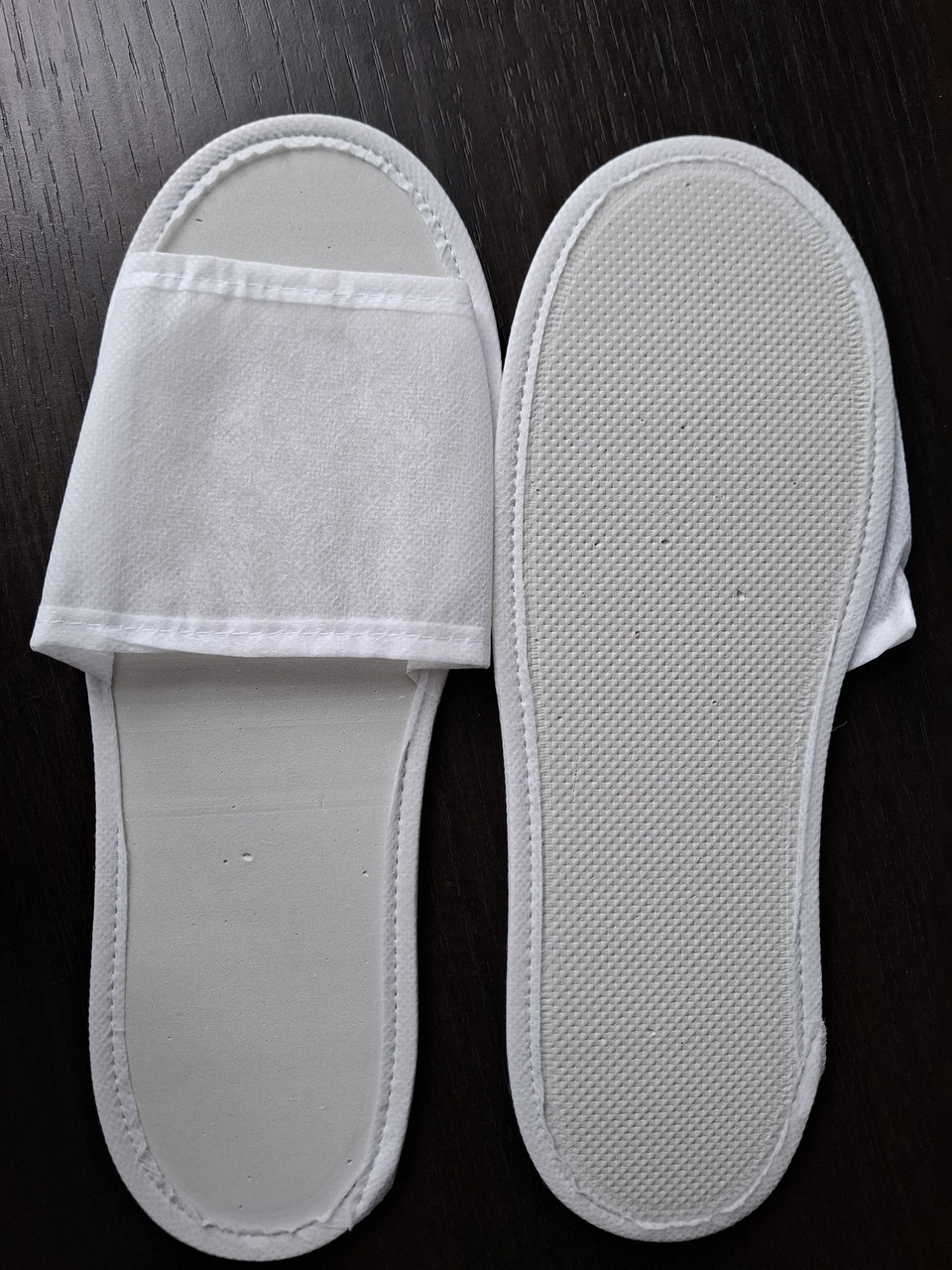 Капці одноразові для готелів, лазень, саун