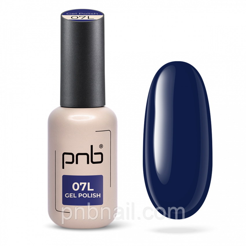 Гель лак PNB 07L Blue Silence, 8 мл