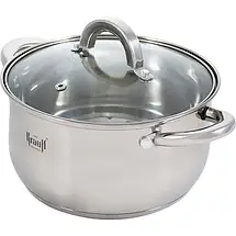 Набір каструль із кришками серії Steil Krauff 12 предметів 26-238-079, фото 4