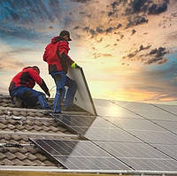 Мережева електростанція 20 кВт, kW, СЕС, на сонячних панелях, зелений тариф під ключ, монтаж на дах, поле