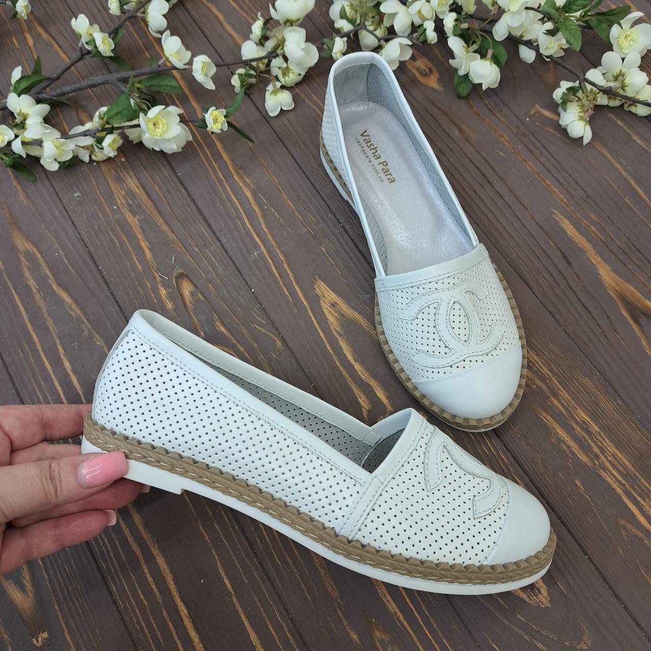 Балетки жіночі шкіряні на низькому ходу. 36 розмір, фото 1