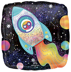 АН027 ANAGRAM-АН Квадрат 18" Ракета голографія (УП)