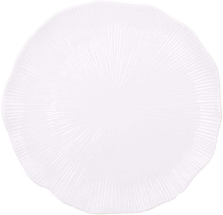 Тарілки обідні White City Star Ø26.7 см, набір 4 порцелянові тарілки, фото 1