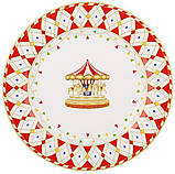 Набір 4 десертні тарілки "Зимова Казка" Ø19 см, порцеляна, фото 3