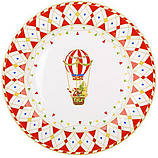 Набір 4 десертні тарілки "Зимова Казка" Ø19 см, порцеляна, фото 4