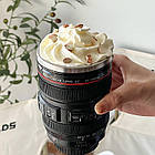 Термокухоль об'єктив. Термостакан об'єктив фотоапарата для гарячих і холодних напоїв, фото 3