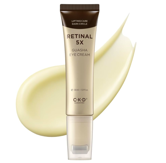 Омолоджувальний крем для повік із роликовим масажером CKD Retinal 5X Guasha Eye Cream