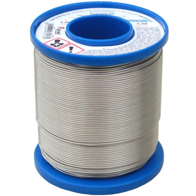 Припій в бухтах Cynel Sn60PB40-SW26 1 мм, 1кг
