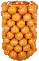 Ваза порцелянова "Orange" Ø26х44 см із рельєфним декором жовтогарячі апельсини